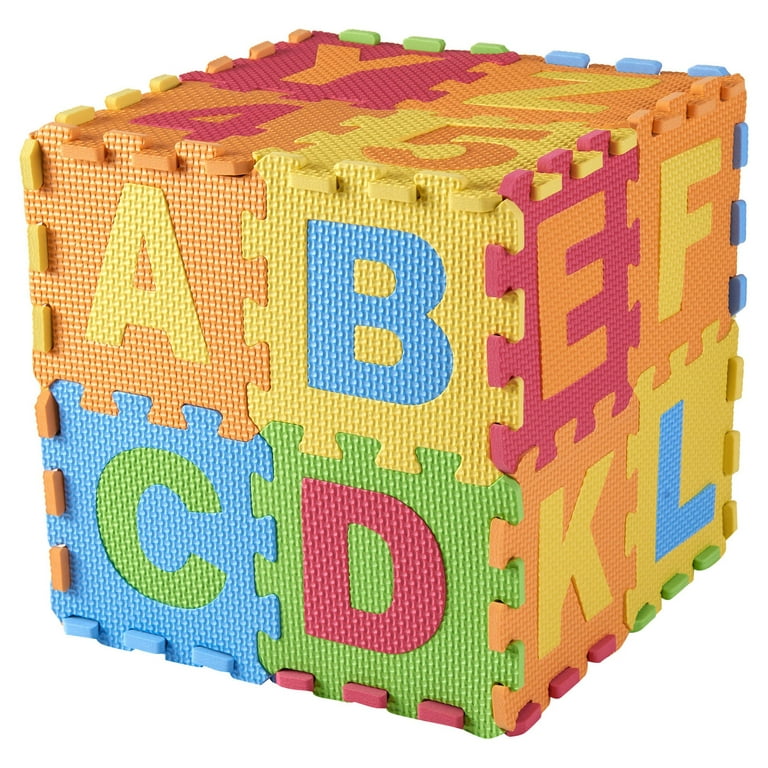 5X5CM Colorful Cubes EVA Foam Building Blocks Stacking Up Square Toy Baby  Shape Color Number Letter cube Toys Words for Children