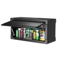 thumbnail image 1 of AOBABO Small Wall Mounted Metal Storage Cabinet Flip Door Organizer, Black, 1 of 10
