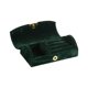 thumbnail image 1 of Qarigey Caja de exhibición de joyería para mujer, caja de almacenamiento de pendientes con pasador de oreja, soporte de paquete de de viaje Ropa, zapatos y accesorios Miscelánea Verde oscuro Qarigey AP015909-04, 1 of 6