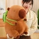 thumbnail image 3 of Simulación de capibara Juguete de peluche de capibara Simulación con mochila de animal de tortuga, 3 of 8