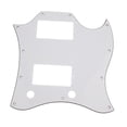 thumbnail image 1 of de guitarra eléctrica de repuesto, antiarañazos para guitarra 3 capas Blanco shamjiam Guitarra eléctrica SG Pickguard, 1 of 9