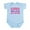 Sky Blue, variant on CafePress - Future Track All Star Girl Infant Bodysuit - Baby Light Bodysuit, Size Newborn - 24 Months
