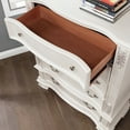thumbnail image 3 of Furniture of America Deber Adult Traditional 5-Drawer Vertical Dresser, Pearl White, 3 of 8