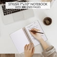 thumbnail image 3 of Cuaderno en espiral ZICOTO Aesthetic B5, tapa dura de lino, 3 of 8