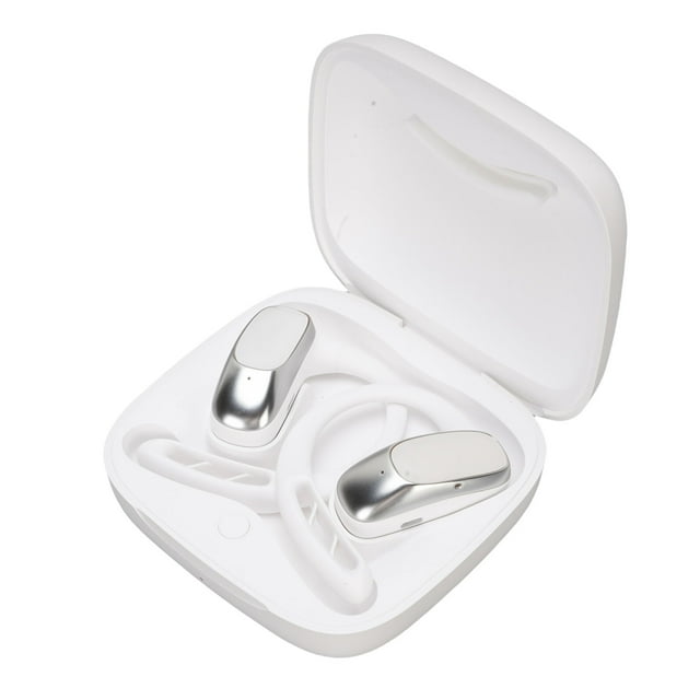 Translator Earbuds, 14 Voice Options 144 Languages 4 Translation Modes Ear Hook Design Language Translator Earbuds for Studying Black,White