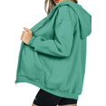thumbnail image 2 of Sudadera con Capucha PRETTYGARDEN 2025 con Cierre Verde Menta Talla L, 2 of 7