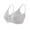 Gray, variant on Front Open Bras For Women Breastfeeding Cotton Pre Opening Button Breast Feeding Bra Maternity Sleep Bras No Underwire Adjustable Strap Snap Front Closure Comfort Lace Trim Bras