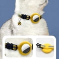 thumbnail image 3 of Anti-Scratch Silicone Case for AirTag Reflective Pet Collar GPS Tracker Cover with Bell, with Front, 3 of 5