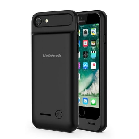 Nekteck iPhone 7 Plus Battery Case, [Apple certified Connector] 4000mAh iPhone 7 Plus battery Case External Protective Charger Charging Case Backup Pack Cover Juice Bank For iPhone 7 Plus - (Best External Battery Case For Iphone 5)