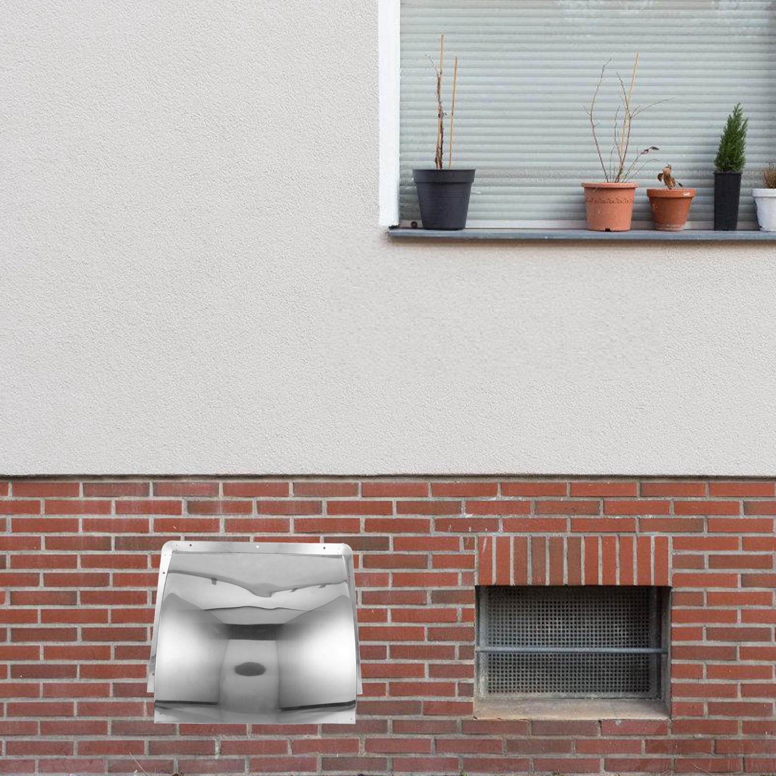 Stainless Steel Air Outlet Vent Cover For Kitchen Range Hood Ducting Wall Exhaust Vent Cover For Outdoor Rainproof And Windproof