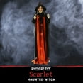 thumbnail image 5 of Haunted Hill Farm 6-Ft. Standing Witch, Indoor/Covered Outdoor Halloween Decoration, LED Red Eyes, 5 of 9