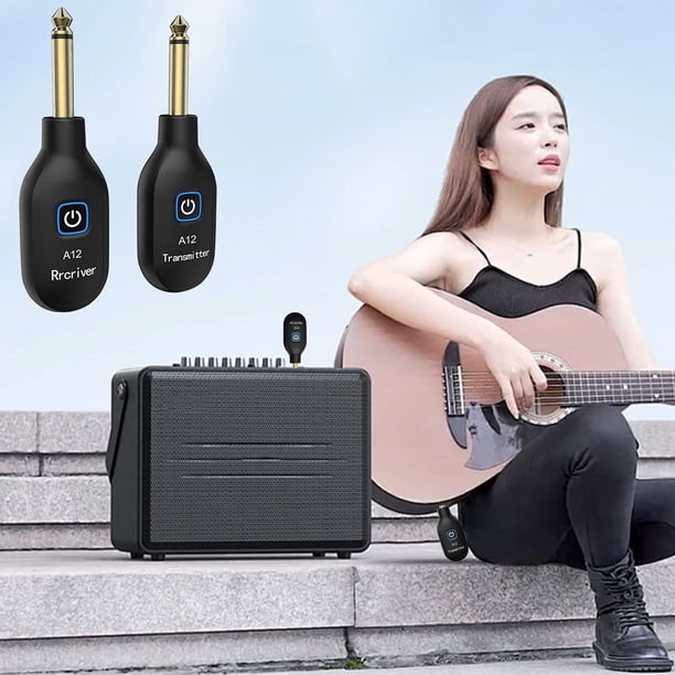 Dispositivo de instrumento musical electrónico, receptor y transmisor inalámbrico de 2,4 G, transceptor para guitarra, soplete y bajista, accesorios para instrumentos, receptor y transmisor de guitarr