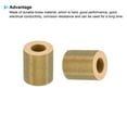 thumbnail image 4 of M6 Brass Spacers, 5 Pcs Metal Spacer Brass 6mm ID x 12mm OD x 15mm L Screw Standoff for 1/4inch or M6 Screw Bolts, 4 of 5
