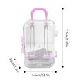 thumbnail image 2 of MIni Small Clear Plastic Beads Storage Containers Box with Hinged Lid for Storage of Small Items, Crafts, Jewelry, Hardware, 2 of 7