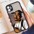thumbnail image 3 of Rapper 2Pac Tupac Shakur Phone Case for IPhone 15 14 13 12 11 Pro Max Mini X XS Max XR 8 7 Plus SE2 Shockproof Hard Cover Fundas, 3 of 5