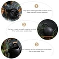 thumbnail image 2 of PAMINGONO 1Pcs Black Watering Kettle Circular Inlet Long Spout for Precise Watering Indoor Plants Watering Can, 2 of 8