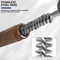 thumbnail image 4 of NOGIS Stainless Steel Bore Brush, 6 Pieces Bore Cleaning Brush Set with Handle, Wire Bore Brush Set in Different Sizes for Power Drill Impact Driver, 4 of 7
