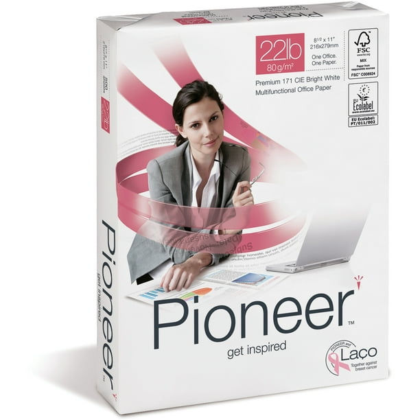 Pioneer Inkjet, Laser Copy & Multipurpose Paper, White, 5000 / Carton (Quantity)