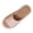 Pink, variant on Women's Linen Bamboo Slippers Open Toe Breathable Lightweight Non Slip House Shoes For Summer Indoor Comfort, Khaki