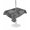 Dark Gray, variant on Outdoor Tablecloth with Umbrella Hole for Patio/Picnic/Party/Camping, Tiger Deer Waterproof Table Cloth Rectangle Table Cover Washable, Country Rustic Retro Nature Forest Trees Animals (60"x 120")