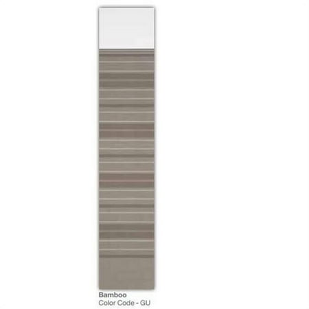19 ft. Plar White & Bamboo Awning