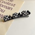 thumbnail image 3 of Fiudx Horquilla, Elegante Accesorio para Coleta, Elegante Diadema de Satén para El Pelodesordenado, Estilo Invernal, para Uso Escolar Femenino, Cambio de Peinado Rápido, Diseño de Material Cálido., 3 of 3