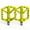 DarkYellow, variant on VICTGOAL Nylon Bicycle Pedals 9/16 DU Bearings Non-Slip Flat Platform Ultralight for MTB Road Bike Cycling Parts