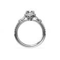 thumbnail image 2 of 1.25 Carat Excellent Oval Cut Natural Diamond Beautiful Solitaire with Accents Bridal Ring for Bride Solid 18K White Gold Size 5, 2 of 8