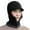 Black, variant on Winter Warm Fleece Earflap Pullover Hat for Skiing Neck Gaiter Hat Zippered Face Mask Neck Warmer Caps for Outdoor Sport