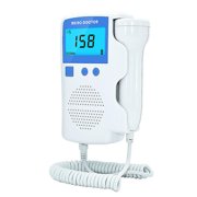 YeekTok 3MHz Portable Fetas LCD Screen Heart Beat Ultrasonic Detector Heart Rate Heartbeat Monitor Blue