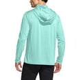 thumbnail image 4 of Save On Fishing Shirts for Men, Mens Hooded Sun Shirt with Mask Long Sleeve Tops UPF 50 Rash Guards Cooling Lightweight Hoodies Glacier Printed Blosues Workout Outdoor Hoodie, 4 of 6