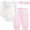 Pink Mama’s Mini, variant on Baby Essentials Infant Boy 3 Piece Layette Set with Bodysuit, Quilted Jogger Pants & Hat – Cozy Fall & Winter Outfit (Blue Dad’s Little Dude, 3 months)