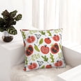 thumbnail image 6 of Yiaed Tomatoes Print Pillow Covers Super Soft Decorative Square Throw Pillow Covers Case Cushion Covers for Sofa Couch Bedroom Car Decor（No pillow core）-18"x18", 6 of 7