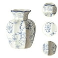 thumbnail image 6 of CoudarTitie Ceramic Flower Vase Blue and White Porcelain Vase Decor Display Plant Pot Floral Plum Bossom 8cmx15cm, 6 of 9