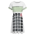 thumbnail image 4 of Calculator Dress Summer Street Style Dresses Female Short Sleeve Printed Sundress, 4 of 7