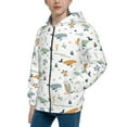 thumbnail image 2 of Sigee Sea Creatures for Teenage Zip Up Hoodies Long Sleeve Sweatshirts-Small, 2 of 6