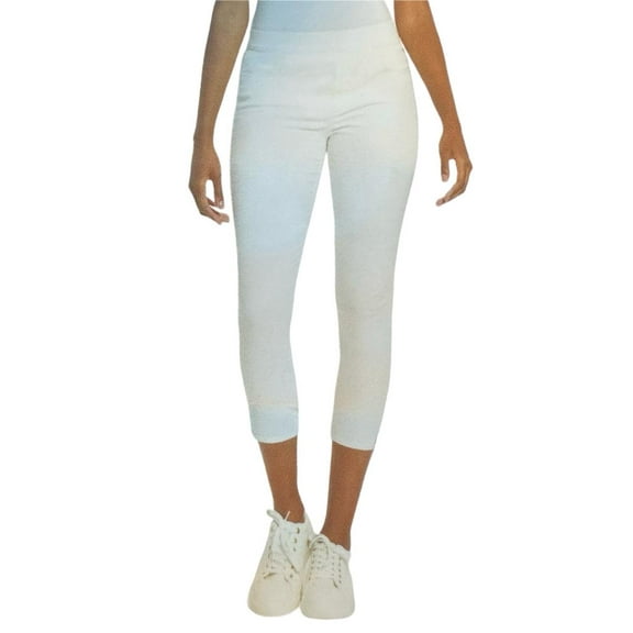 Gloria Vanderbilt Women's Pull-On Pants  (Vintage White, 10)