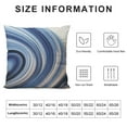 thumbnail image 5 of HENGT Decorative Throw Pillow Covers Marble Pattern Blue Gold Boho Couch Pillow Cases for Living Room Bed Car, 5 of 5