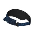 thumbnail image 3 of Bingfone Adjustable Empty Top Sun Visor For Women And Men-Blue Glitter Retro, 3 of 8