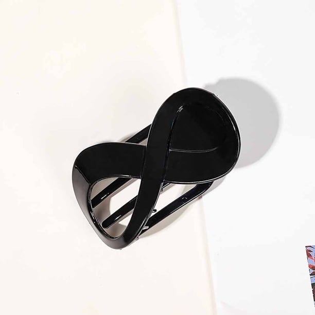 Agarrar Pinza para el pelo con forma de 8 dientes para mujer, 11,9 x 5 cm, ideal para peinar y usar a diario JASKFLY