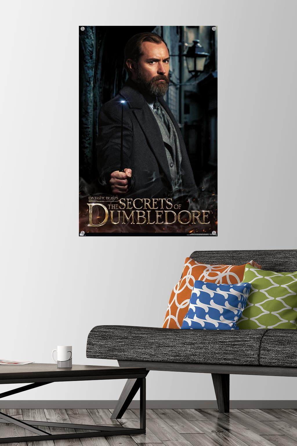 Fantastic Beasts: The Secrets of Dumbledore - Dumbledore Wall Poster with Pushpins, 22.375" x 34"