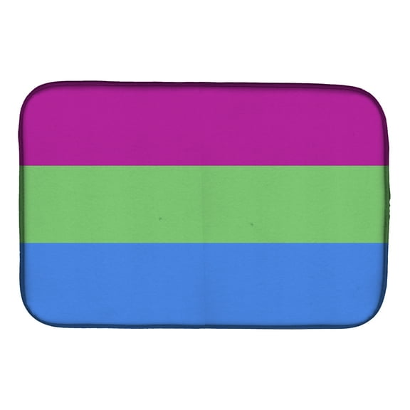Polisexual Pride Dish Drying Mat