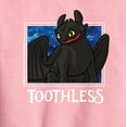 thumbnail image 2 of How to Train Your Dragon - Toothless Stars - Toddler & Youth Crewneck Fleece Sweatshirt, 2 of 4