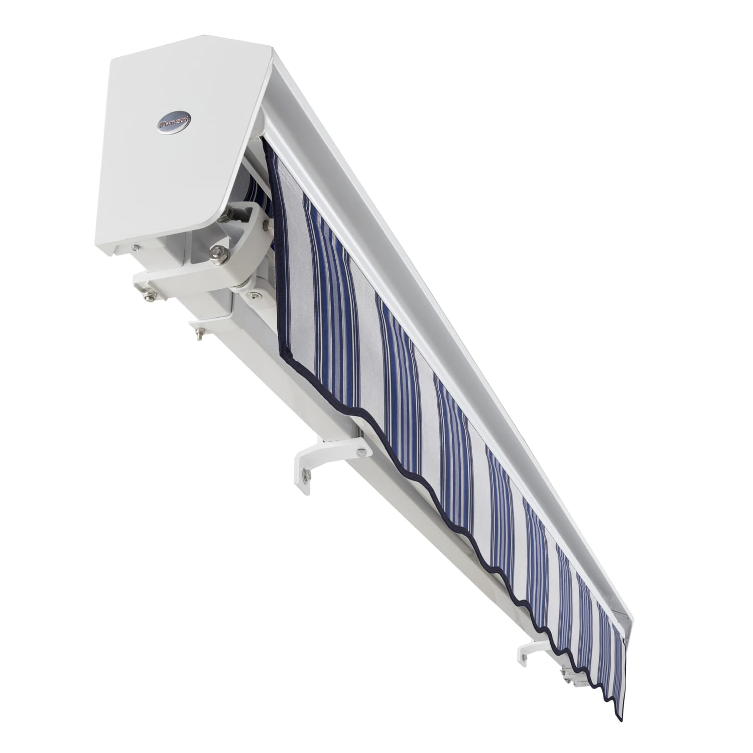 Awntech Destin with Hood Right Motor with Remote Motorized Retractable Awning