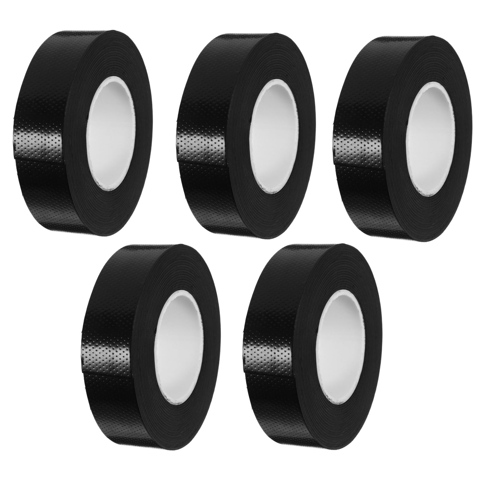 Luxshiny 5Pcs Electrician Tape Black High Viscosity Electrical Tape for Winding Wires and Cable Repair
