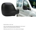 thumbnail image 3 of Black Scratch Resistant Rearview Mirror Cover Cap Stylish Wing Mirror Cap for Berlingo B9 2012-2018, 3 of 7