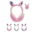 thumbnail image 1 of Earmuff Faux Fur Animal Ear Warmer Cozy Soft Pink Bunny, 1 of 4