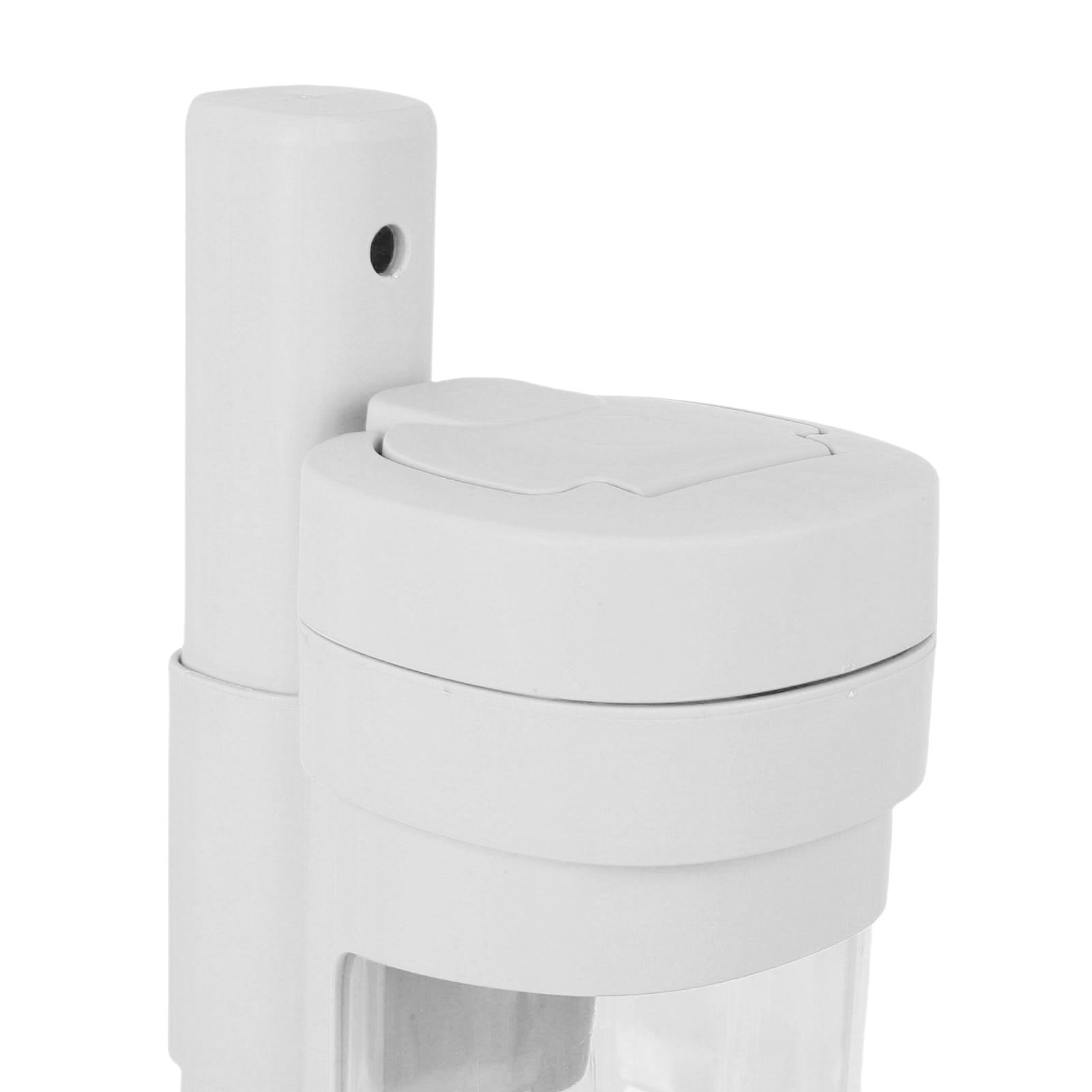 Riousery 500ml / 16.9 oz Pet Standing Water Dispenser with Stainless Steel Bowl, Height Adjustable Automatic Feeder for Cats and Dogs, Elegant Gray