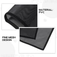 thumbnail image 5 of Homoyoyo Rideau Moustiquaire pour Cheminée 1 Ensemble Design Ventilation PVC Noir pour Cheminée Domestique, 5 of 5