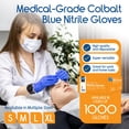 thumbnail image 2 of Guantes de nitrilo Inspire Medical Examination Grado 4.5 Azul XL, 2 of 8